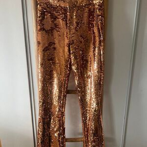 Asos-design Men's Gold and Orange Trousers